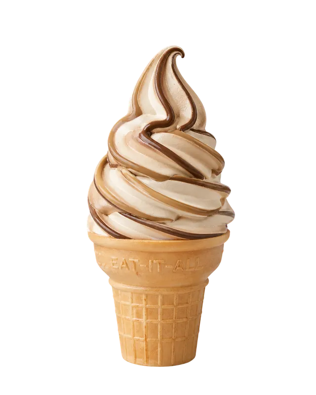 Mocha Cappuccino flavor burst cone